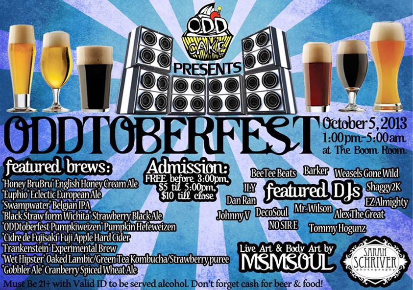 OddCake Presents Oddtoberfest Club Flyer Beerfest