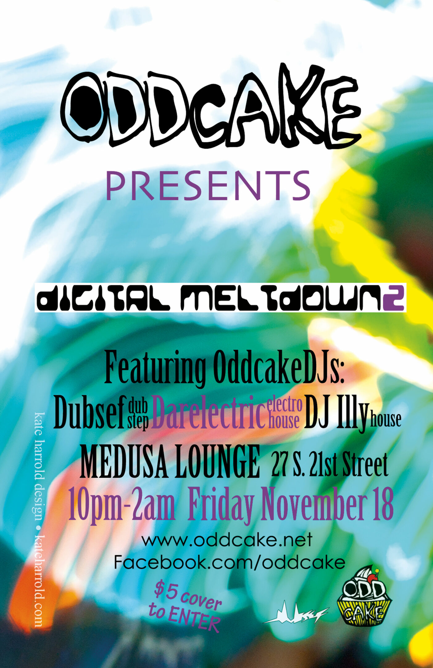 Oddcake Presents Digital Meltdown 2 Poster1 Burning Man Rave Party, OddCake